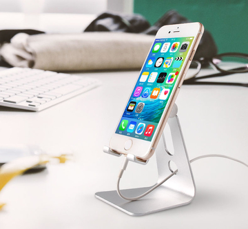 COMER portable cell phone tabletop display alloy metal stands for retail shops desktop